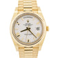 PAPERS Rolex Day-Date President 40mm WHITE ROMAN 18K Gold Fluted 228238 BOX