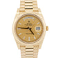 2021 PAPERS Rolex Day-Date President 40mm CHAMPAGNE BAGUETTE 18K Gold 228238 BOX