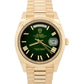 2025 PAPERS Rolex Day-Date President 40 GREEN OMBRE Yellow Gold 228238 Watch BOX