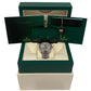 2024 Rolex Day-Date President 228239 Silver Baguette Diamond 18K 40mm Box Papers