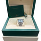 Rolex Day-Date President 40mm 950 Platinum GLACIER BLUE MOTIF Smooth 228206 BOX