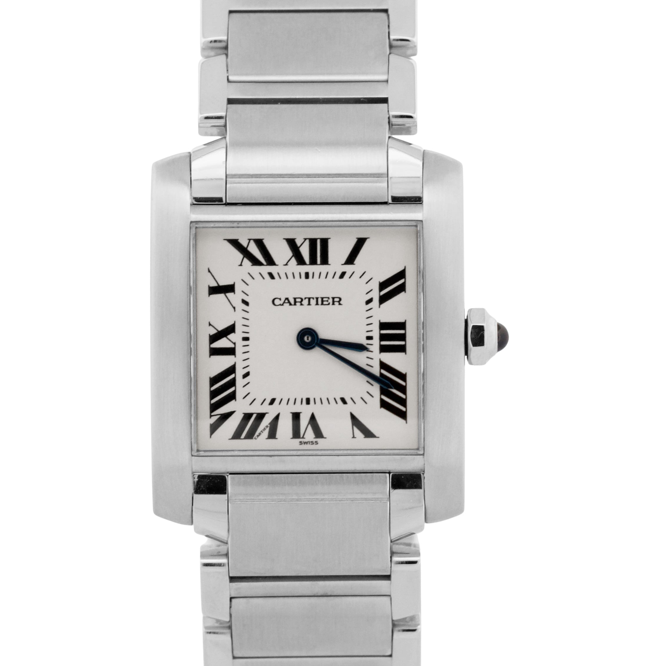 Cartier Tank Francaise 2301 W51003Q3 Mid-Size White Quartz