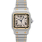 Cartier Santos Galbee 29mm SILVER GUILLOCHE 18K Steel Automatic 2319 W20058C4