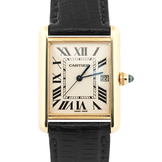 Cartier Tank Louis 18K Yellow Gold Quartz Leather 25mm x 33mm W1529756 2441