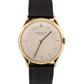 VINTAGE Patek Philippe Calatrava 33mm IVORY Manual 18K Yellow Gold Leather 2507
