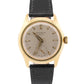 VINTAGE Patek Philippe Calatrava 35mm SILVER Manual 18K Yellow Gold Leather 2532