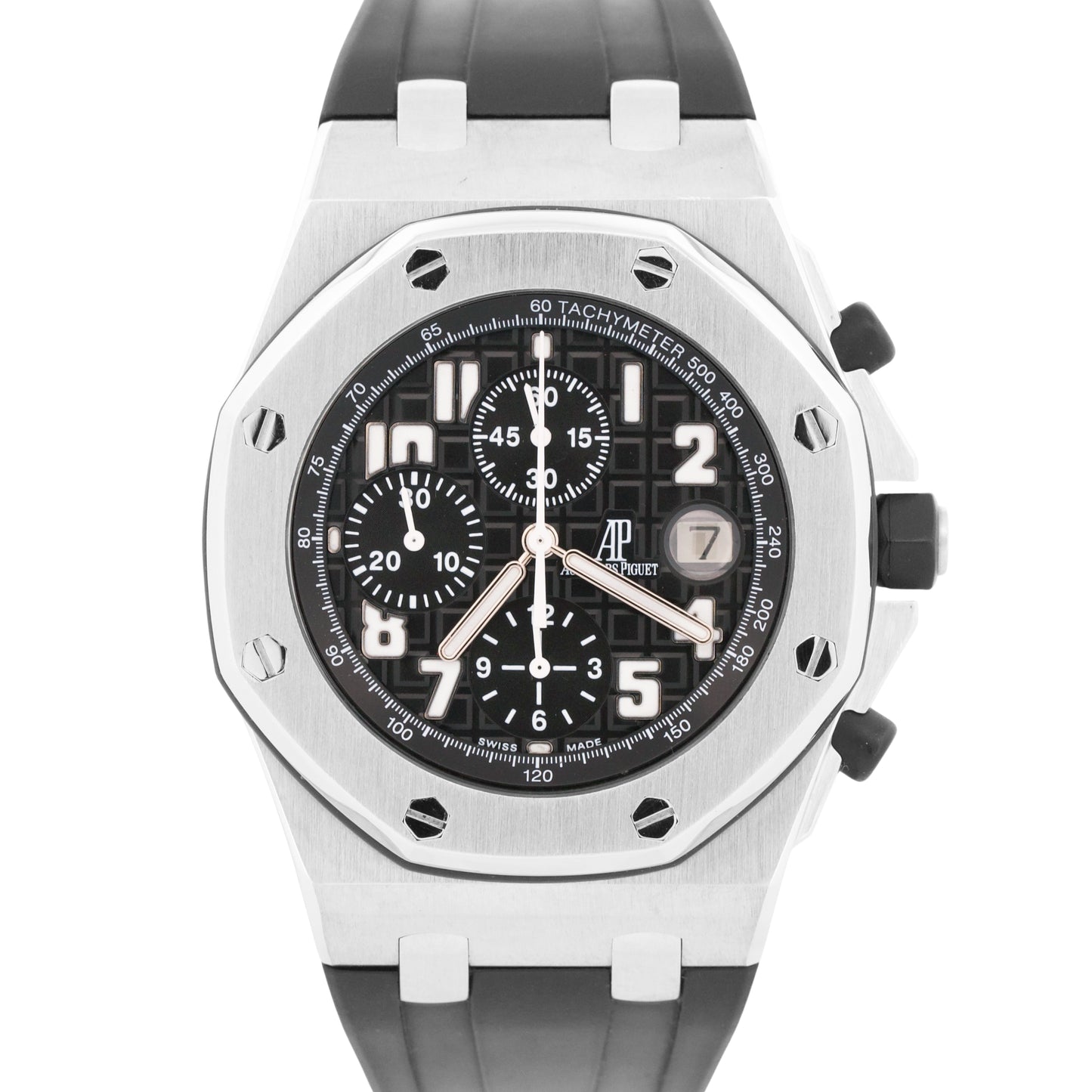 MINT Audemars Piguet Royal Oak Offshore BLACK Chronograph Rubber Steel 26170ST