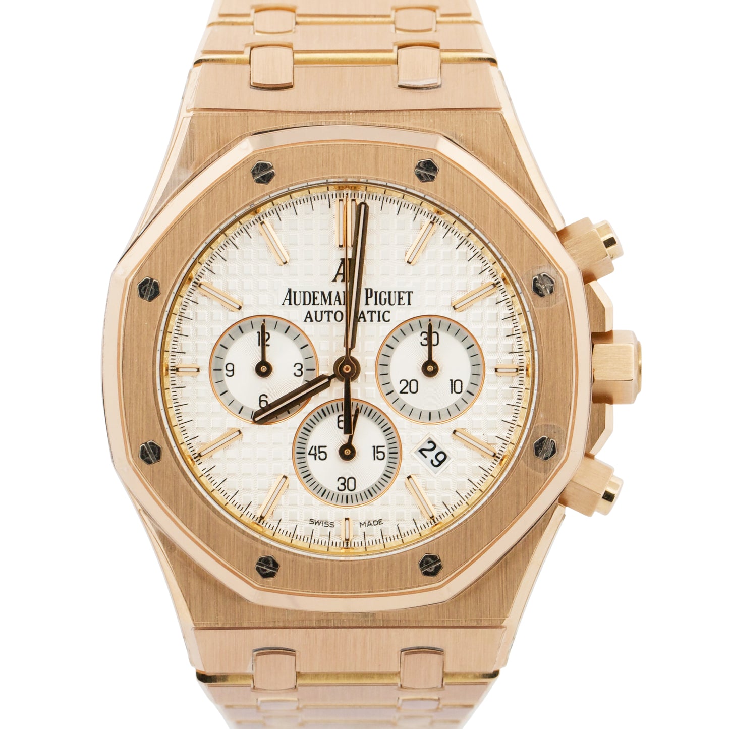 2015 Audemars Piguet Royal Oak 26320OR.OO.1220OR.02 White 18K 41mm Box Papers