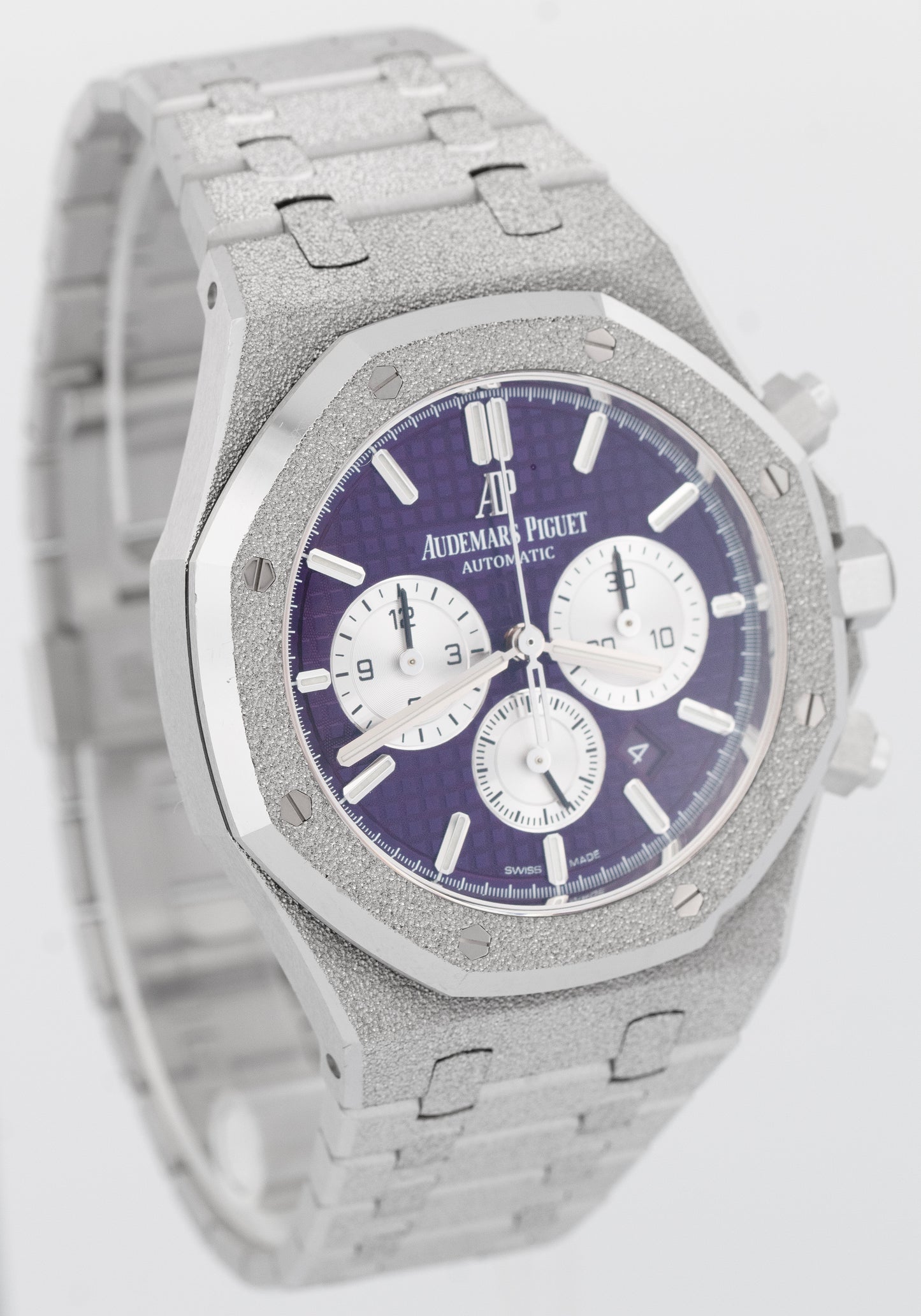 Audemars Piguet Royal Oak 41 Chrono FROSTED GOLD PURPLE 26331BC.GG.1224BC.01 B+P