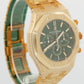 BRAND NEW Audemars Piguet Royal Oak Chronograph 41 GREEN Yellow Gold 26331BA B+P