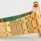 BRAND NEW Audemars Piguet Royal Oak Chronograph 41 GREEN Yellow Gold 26331BA B+P