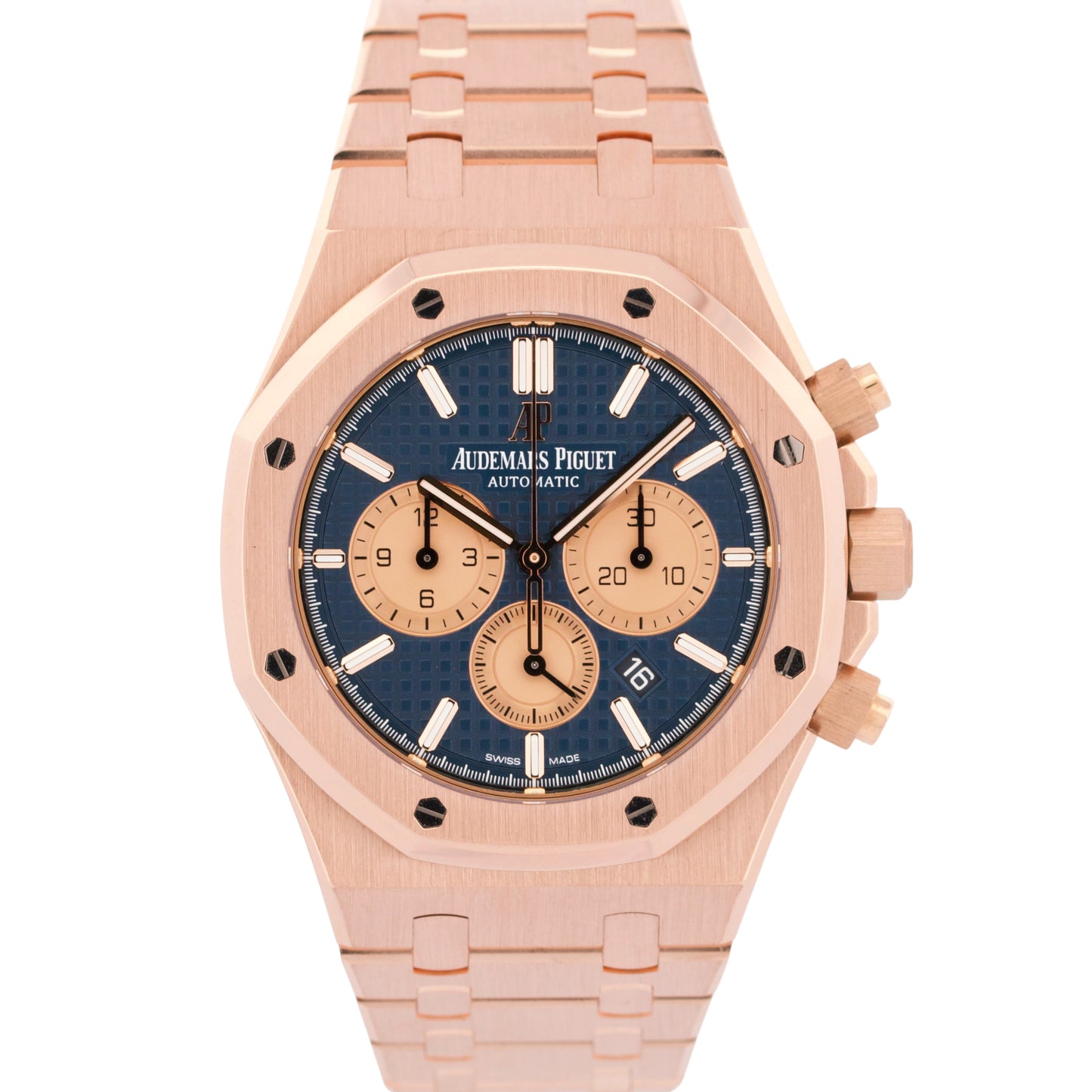 Audemars Piguet Royal Oak Chronograph BLUE 18K Gold 41mm 26331OR.OO.1220OR.01
