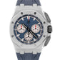 PAPERS Audemars Piguet Royal Oak Offshore BLUE Titanium Rubber 43mm 26420TI BOX