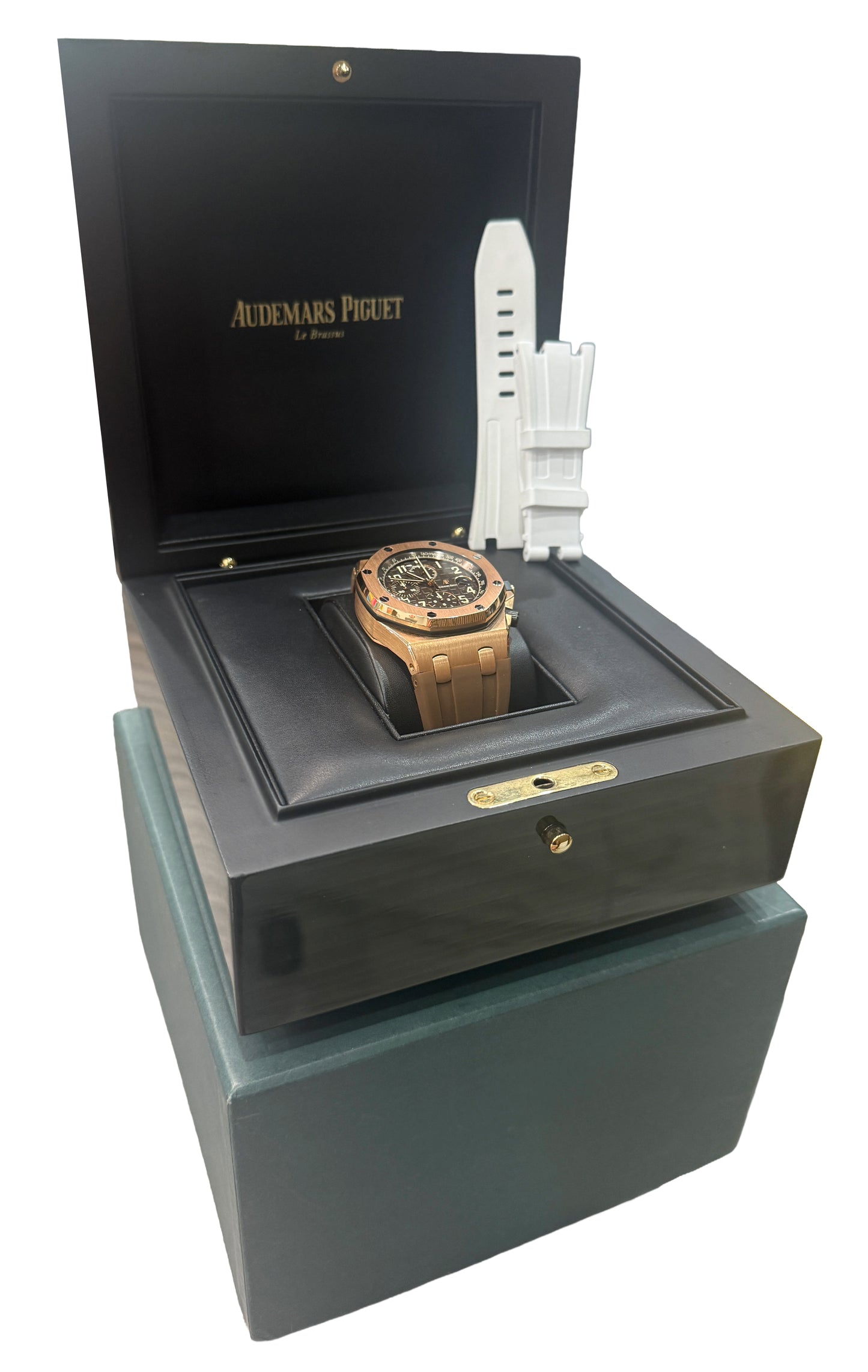 Audemars Piguet Royal Oak Offshore CHOCOLATE Brown 18K 42mm 26470OR BOX