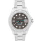 2017 PAPERS Rolex Yacht-Master RHODIUM Blue 37mm 950 Platinum Steel 268622 BOX