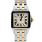 MINT Cartier Santos Demoiselle 20mm Ivory 18K Gold Stainless Steel W25066Z6 2698