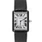 Cartier Tank Solo Stainless Steel SILVER Roman Leather 27mm Quartz 2715 W1018355