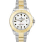 2011 REHAUT Rolex Yacht-Master 40mm 18K Two-Tone Gold White Dial Watch 16623 B+P