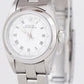 Ladies Rolex Oyster Perpetual 24mm White Roman Stainless Steel Watch 67180