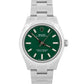 2023 PAPERS Rolex Oyster Perpetual GREEN Smooth Steel OYSTER 31mm 277200 BOX