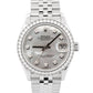 PAPERS Rolex DateJust 31mm FACTORY MOP DIAMOND 18K Steel JUBILEE 278384 RBR BOX