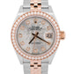 MINT Rolex DateJust FACTORY MOP DIAMOND 28mm Steel JUBILEE 18K Gold 279381RBR