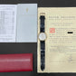 PAPERS VINTAGE Patek Philippe Calatrava 2557 SILVER 18K Yellow Gold Manual 33mm