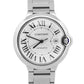 Cartier Ballon Bleu Stainless Steel SILVER Roman 42mm W69012Z4 3001 Watch