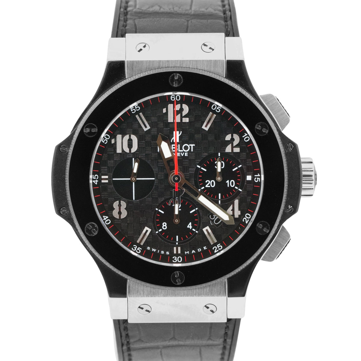 Hublot Big Bang 301.SB.131.RX Black Stainless Steel 44mm Rubber Watch Papers