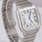 MINT PAPERS Cartier Santos Mid-Size 35mm Stainless Steel White WSSA0029 4075 BOX