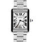 2012 PAPERS Cartier Tank Solo SILVER Steel 23mm Quartz Leather 3170 W5200013 BOX