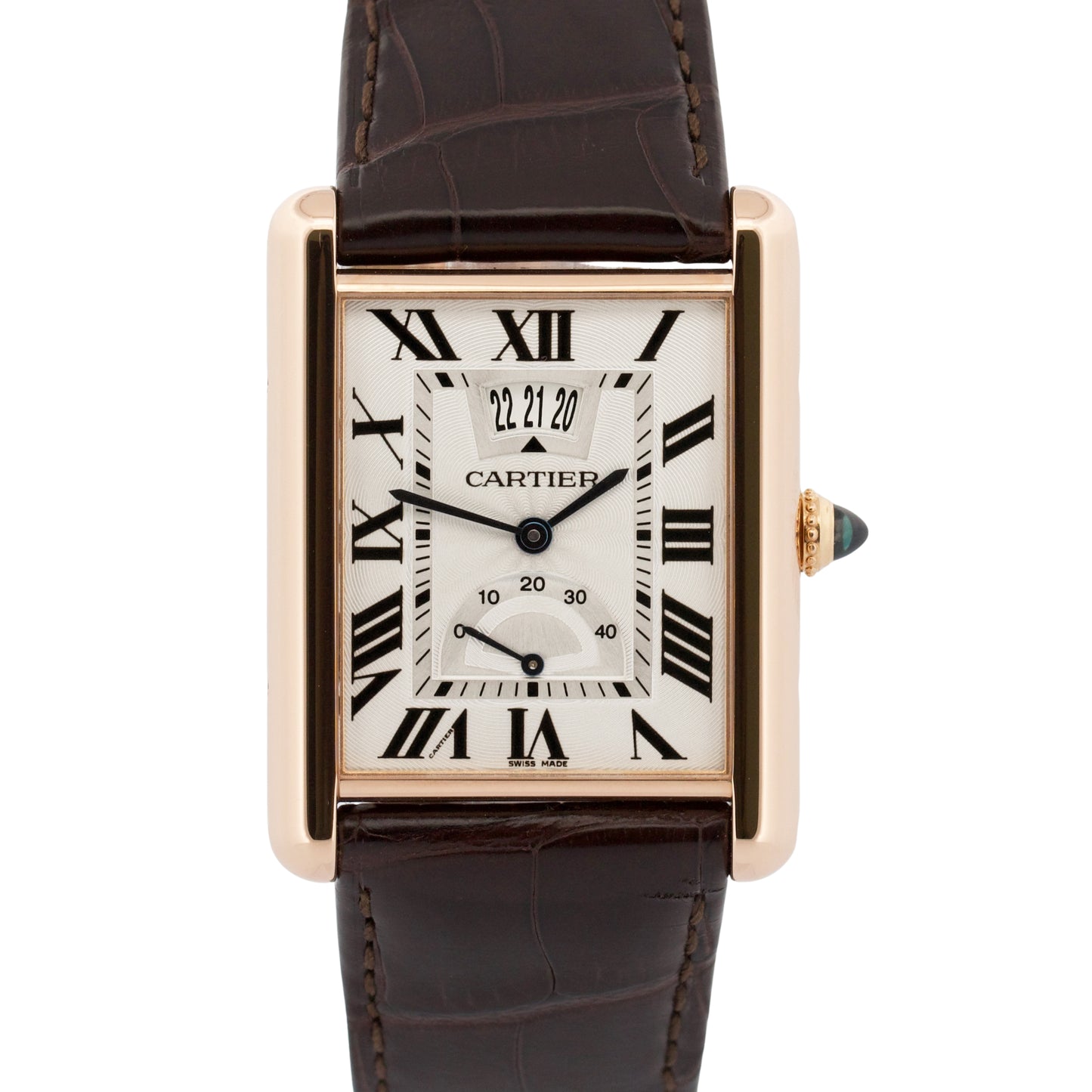 PAPERS Cartier Tank Louis XL Power Reserve 18K 30mm x 39mm W1560003 3185 BOX