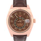 PAPERS Rolex Sky-Dweller CHOCOLATE ARABIC 42mm 18K Rose Gold Watch 326135 BOX
