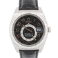 PAPERS Rolex Sky-Dweller BLACK ARABIC 18K White Gold Leather 42mm 326139 BOX