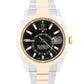 MINT 2022 PAPERS Rolex Sky-Dweller BLACK 18K Yellow Gold 42mm OYSTER 326933 BOX