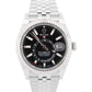 2022 PAPERS Rolex Sky-Dweller BLACK Steel 18K White Gold 42mm JUBILEE 326934 BOX