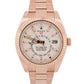 2021 PAPERS Rolex Sky-Dweller WHITE 18K Rose Gold OYSTER Fluted 42mm 326935 BOX