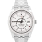 MINT 2025 PAPERS Rolex Sky-Dweller WHITE 42mm JUILEE 18K Stainless 336934 BOX