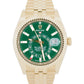 New July 2026 Rolex Sky-Dweller 336938 Green 18K Gold 42mm Jubilee Box Papers