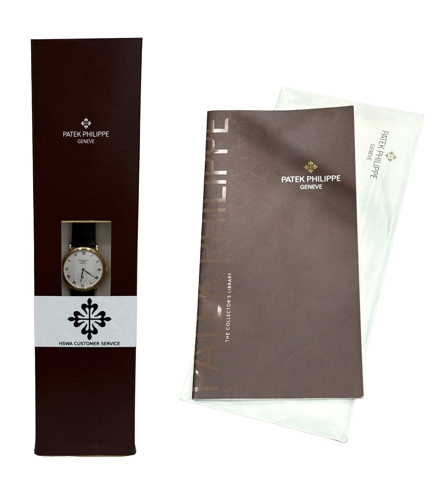 Patek Philippe Calatrava 33mm White Roman TIFFANY Manual 18K Yellow Gold 3919J