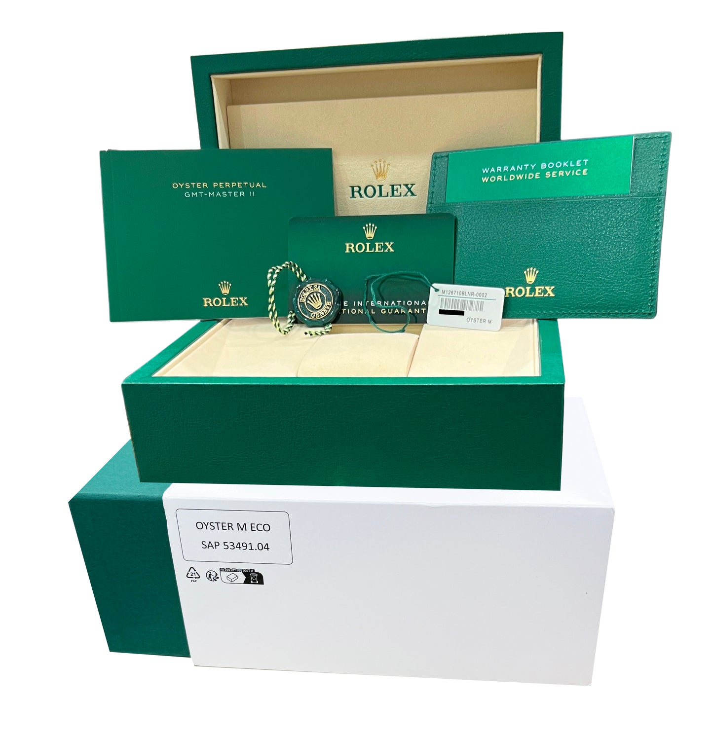 NEW FEB 2026 PAPERS Rolex GMT-Master II BATGIRL 40mm JUBILEE 126710 BLNR BOX