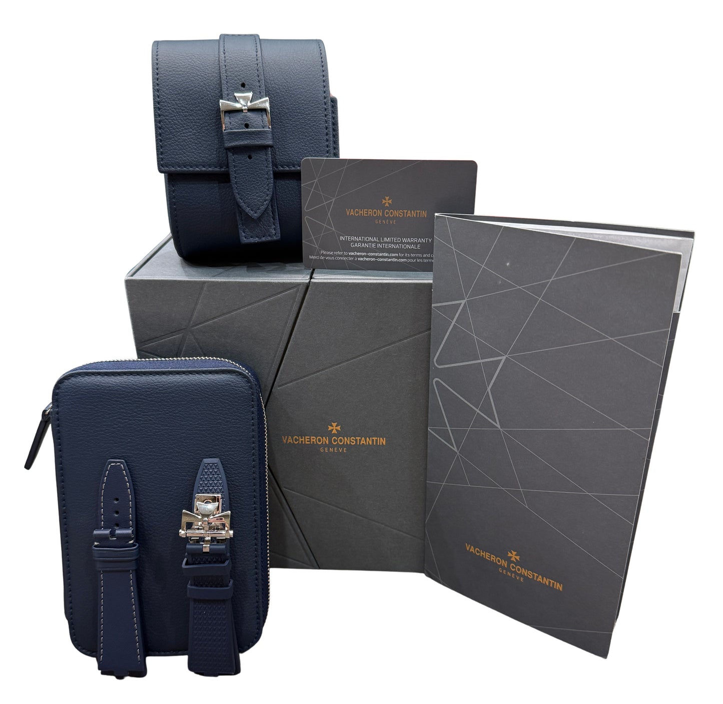 2025 Vacheron Constantin Overseas Moonphase 4000V/210A-B911 Blue 41mm Box Papers