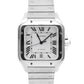 Cartier Santos 39.8mm WHITE ROMAN Automatic Stainless Steel 4072 WSSA0018 Watch