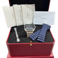 2023 Cartier Santos 4072 WSSA0048 39.8mm Blue PVD Steel Rubber Watch Box Papers