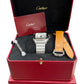 2022 PAPERS Cartier Santos 39.8mm WHITE ROMAN Stainless Steel 4072 WSSA0018 BOX