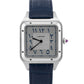 NEW 2024 PAPERS Cartier Santos Dumont 33.9mm PLATINUM ARABIC 4306A WGSA0086 BOX