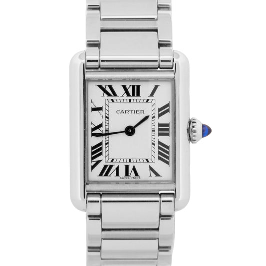 MINT PAPERS Cartier Tank Must 22mm SILVER ROMAN Quartz WSTA0051 4322 Watch BOX