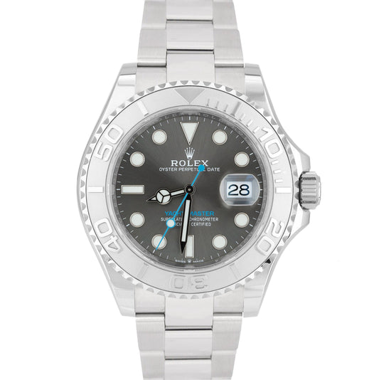PAPERS MINT Rolex Yacht-Master 40mm Dark Rhodium 126622 Stainless Watch B+P