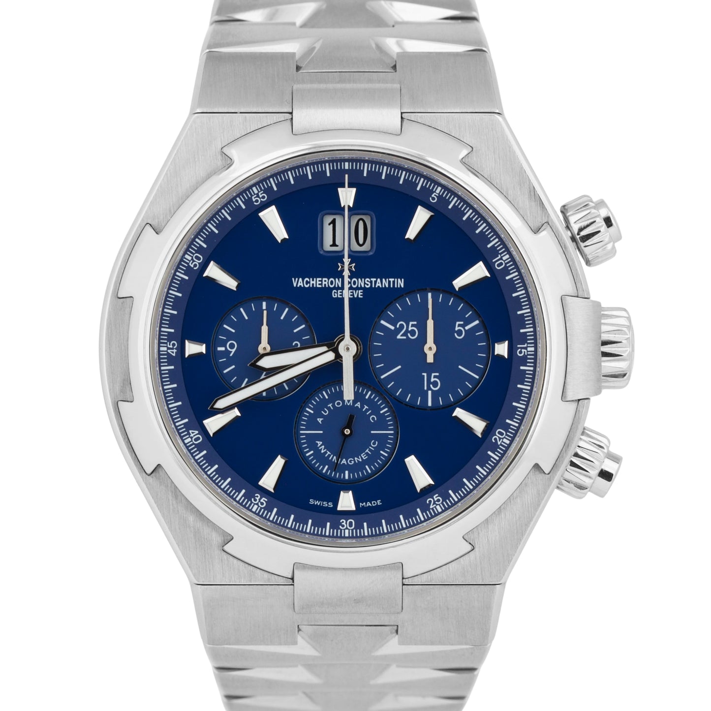 Vacheron Constantin Overseas Chronograph BLUE 42mm Stainless Steel 49150 Watch