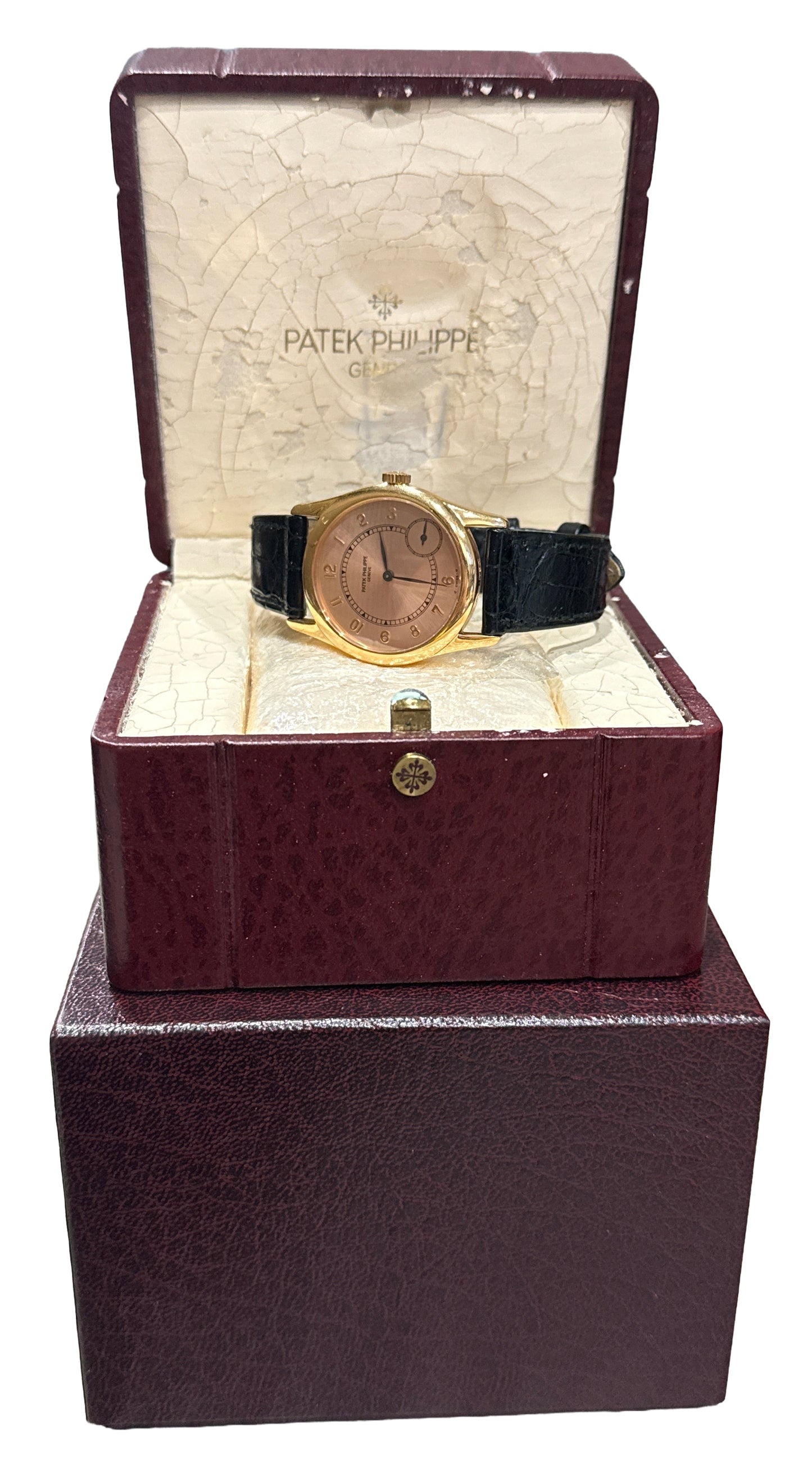 Patek Philippe Calatrava PINK 18K Rose Gold 33mm Automatic Watch 5000R BOX